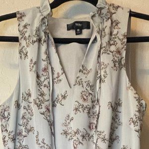 Mossimo Blue Floral Maxi Dress